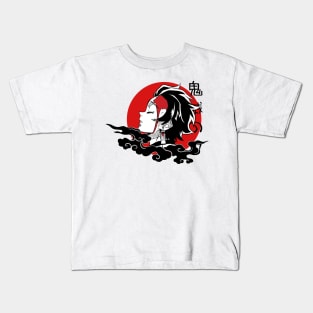 tanjiro demon slayer Kids T-Shirt